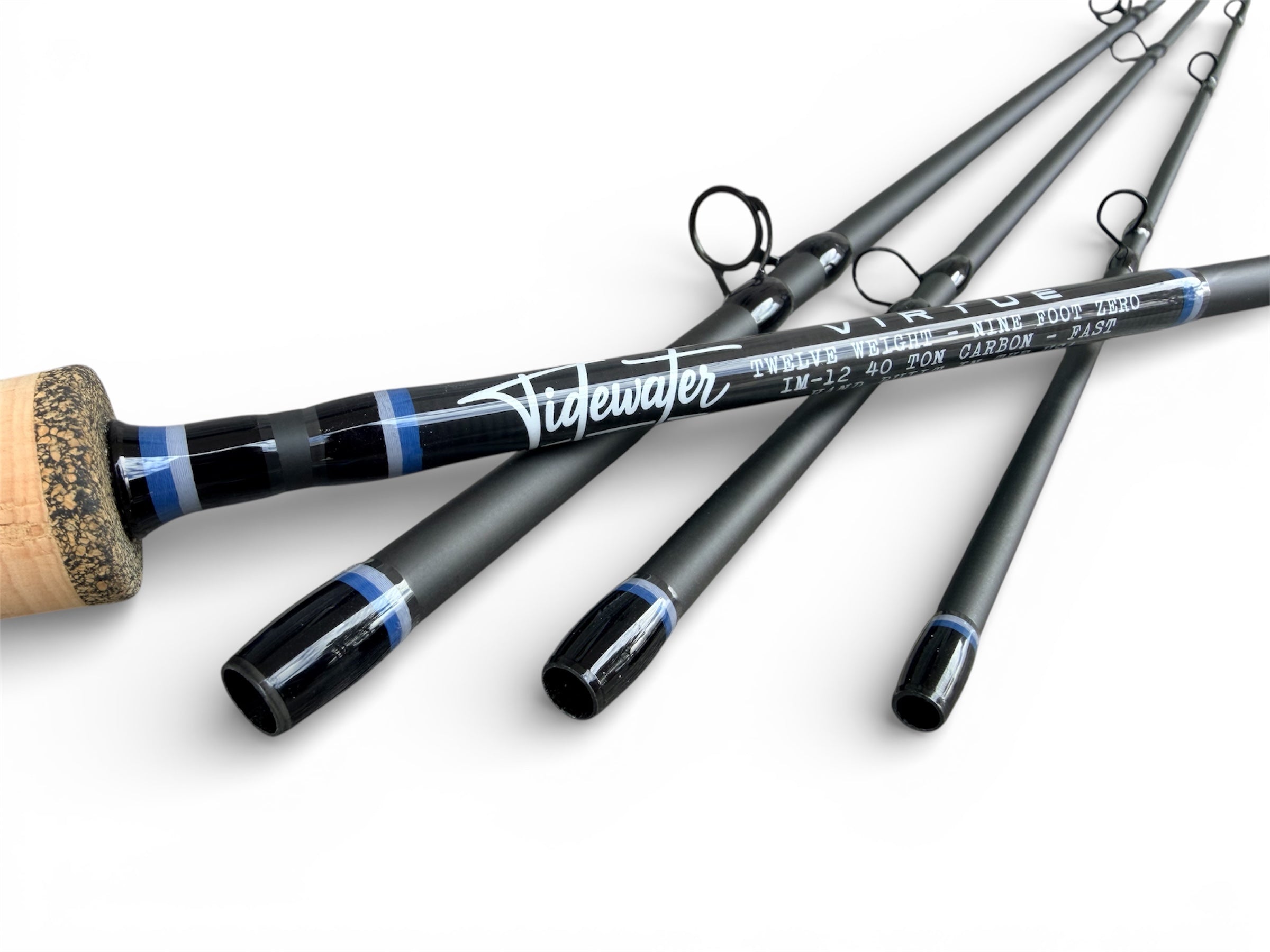 Tidewater Virtue 12wt 9ft - Blue Azul X Gray X Black – Tidewater Rods