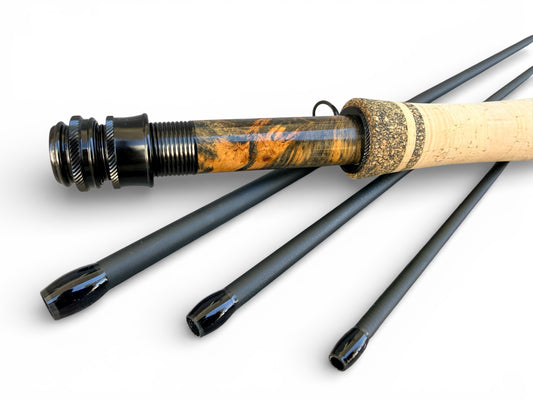 Tidewater Virtue 5wt 9ft - Black Burl X Blackout