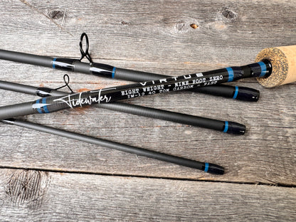 Tidewater Virtue 8wt 9ft - Deep Blue/Black