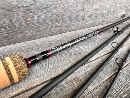 Tidewater Virtue 6wt 9ft - Black Widow (Black/Red)