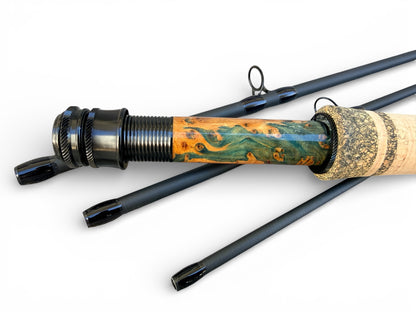 Tidewater Virtue 5wt 9ft - Blue Burl X Blackout