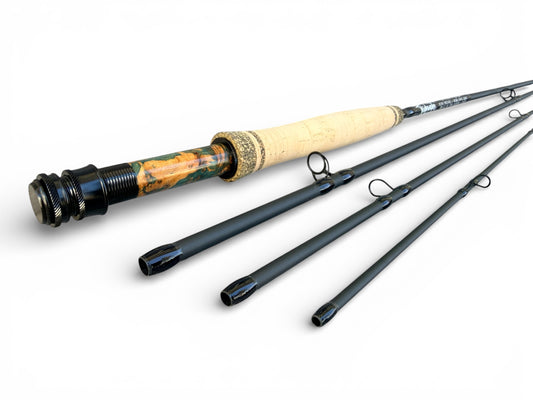 Tidewater Virtue 5wt 9ft - Blue Burl X Blackout