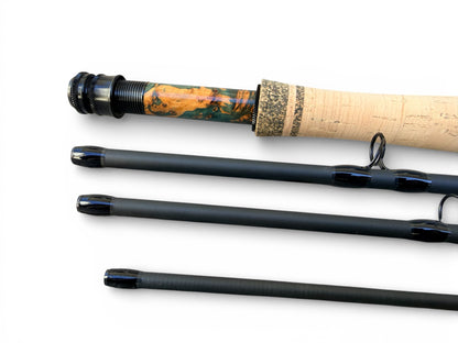 Tidewater Virtue 5wt 9ft - Blue Burl X Blackout