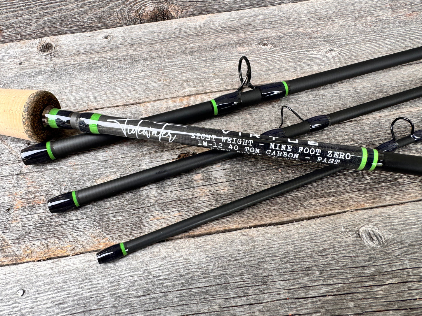 Tidewater Virtue 8wt 9ft - Guacamole/Black