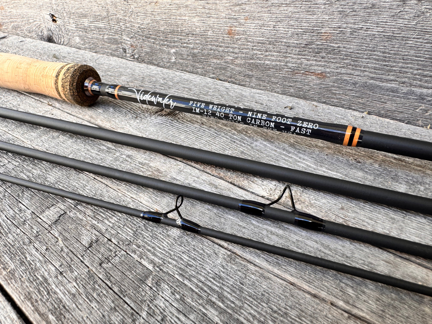 Tidewater Virtue 5wt 9ft - Tangerine/Black