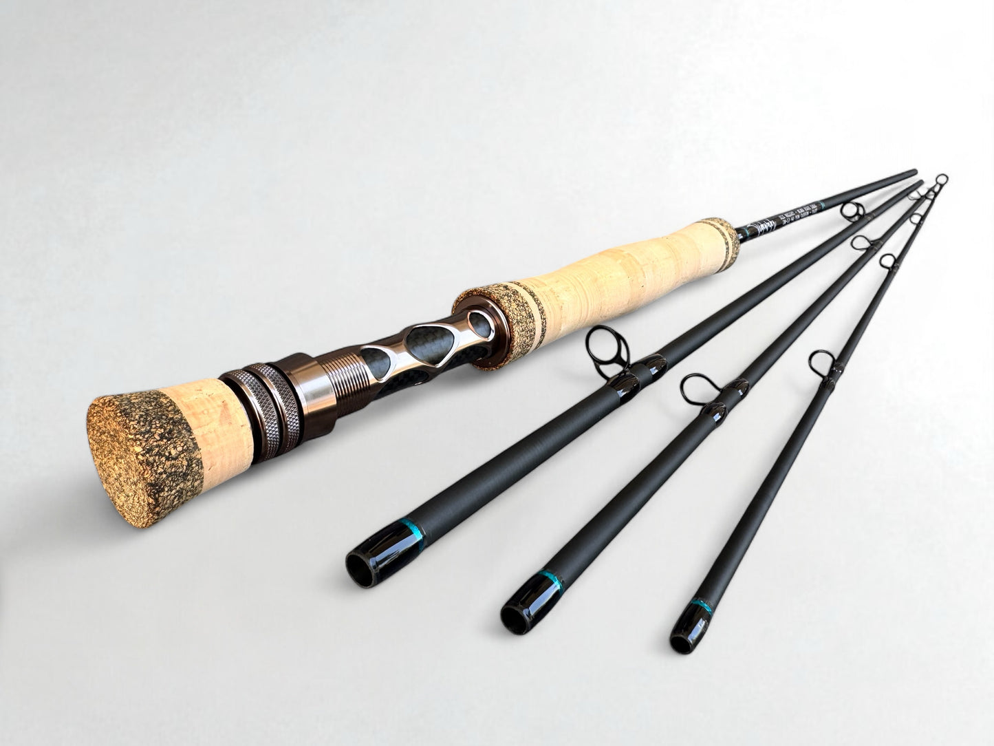 Tidewater Virtue 6wt 9ft - Dark Blue Metallic/Black